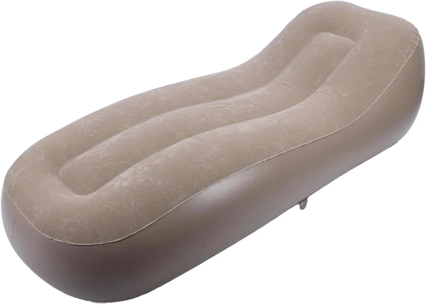 Ejoyous Inflatable Lounger, Ultra Wide Inflatable Couch Portable Blow Up Sofa Chair Air Mattress with Built in Pump for Home Outdoor Camping Picnic Beach Travel