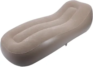 Ejoyous Inflatable Lounger, Ultra Wide Inflatable Couch Portable Blow Up Sofa Chair Air Mattress with Built in Pump for Home Outdoor Camping Picnic Beach Travel