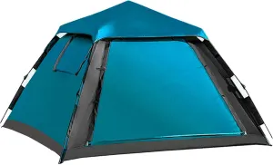 Ejoyous Outdoor Tent for Camping, Outdoor Automatic Quick Open Tent Water Proof Camping Tent 3-4 Person Instant Setup Tent