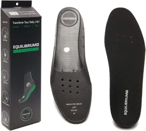 Equilibrium  Orthotic Plantar Fasciitis Arch and Balance Support Shoe Insoles for Men and Women Best Comfortable Inserts Relieving Foot, Arch,and Knee Pain,for Running,Walking,Sports (Women's/8-8.5)