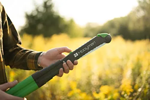 Extendable Tree Saw w/ Compact Design,Detachable Handsaw