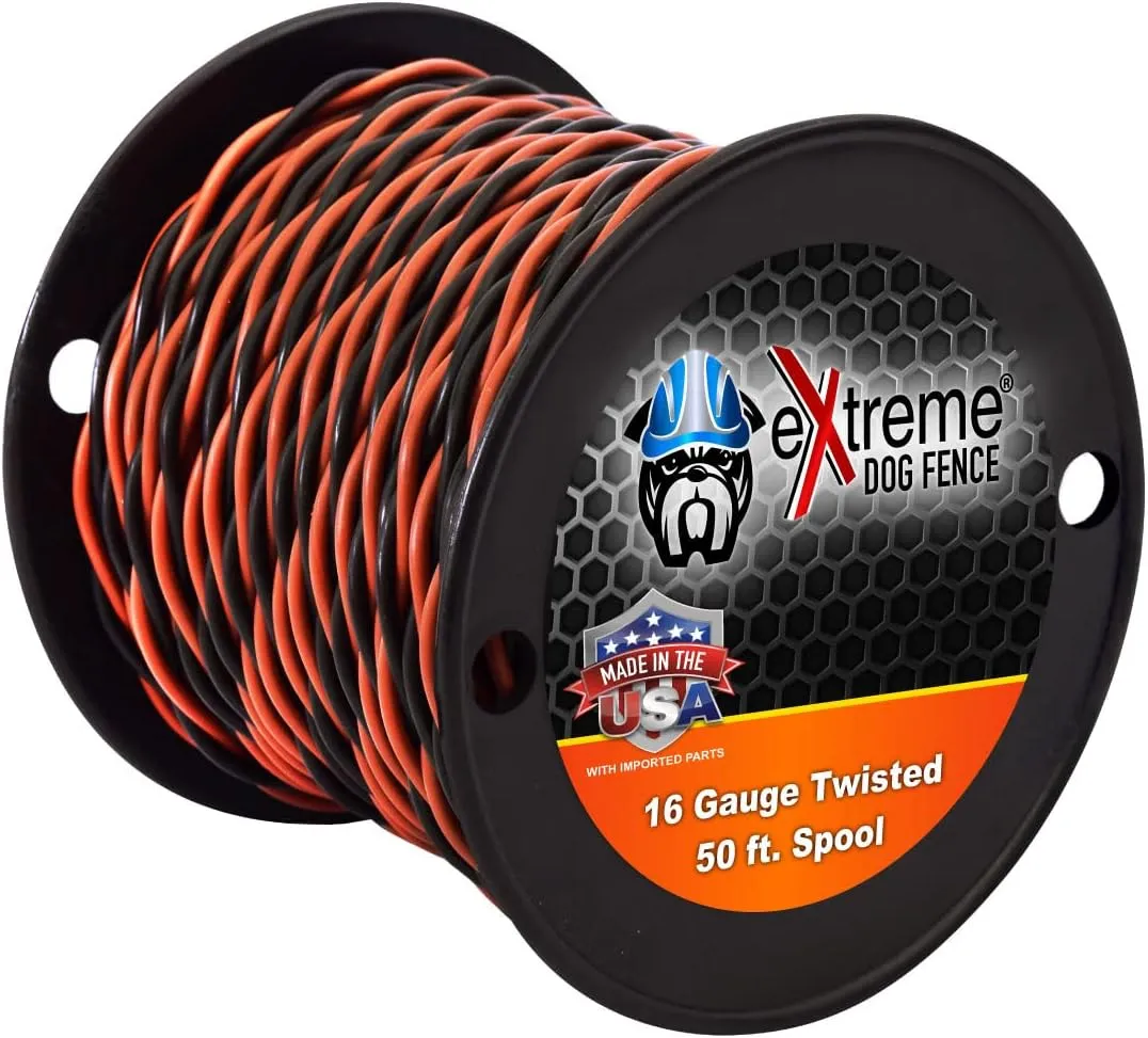 Extreme Dog Fence Max Grade Electric Dog Fence - 1 Dog Kit - 2000 Feet of Heavy Duty -Plus Maximum Duty Wire for Ultimate Performance and Reliability…