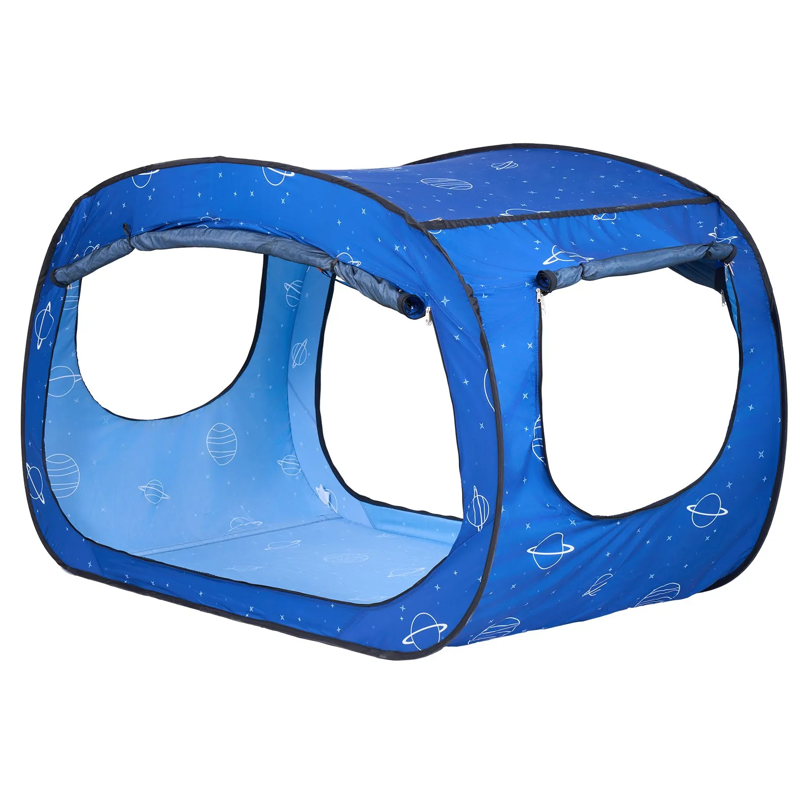 (FINAL PRICES ARE LOWER ON OUR SITE!) VEVOR 2 Doors Bed Tent Breathable Tent Light Blackout with 0.33 in Fiber Poles