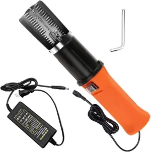 Fish Scaler Corded Electric Fish Scale Remover Scraper Cleaner Kit with Waterproof Powerful Motor and AC Power Adapter for Fish Scaling