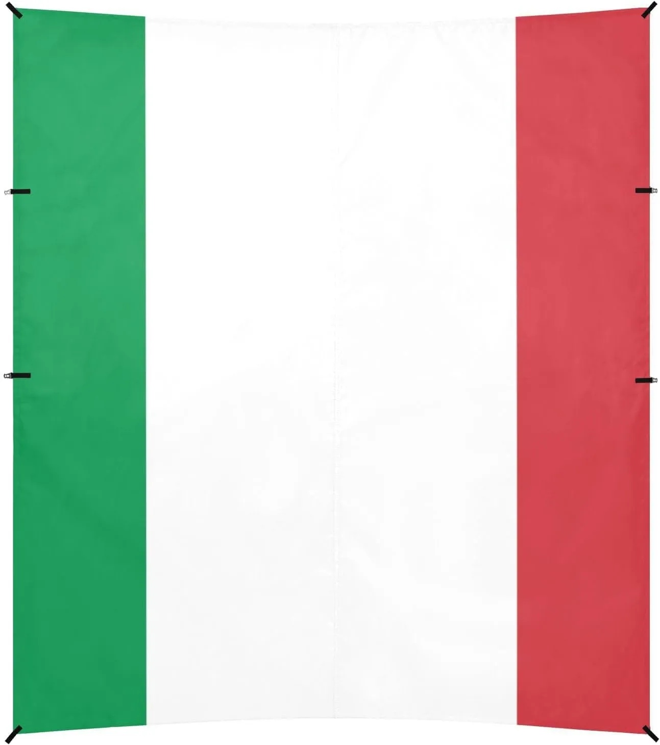 Flag Italy Accurate Dimensions Official Foldable Beach Canopy UPF50  Protection Waterproof Large Sun Shade with Sandbags and Shovel for Camping, Fishing, Backyard Fun