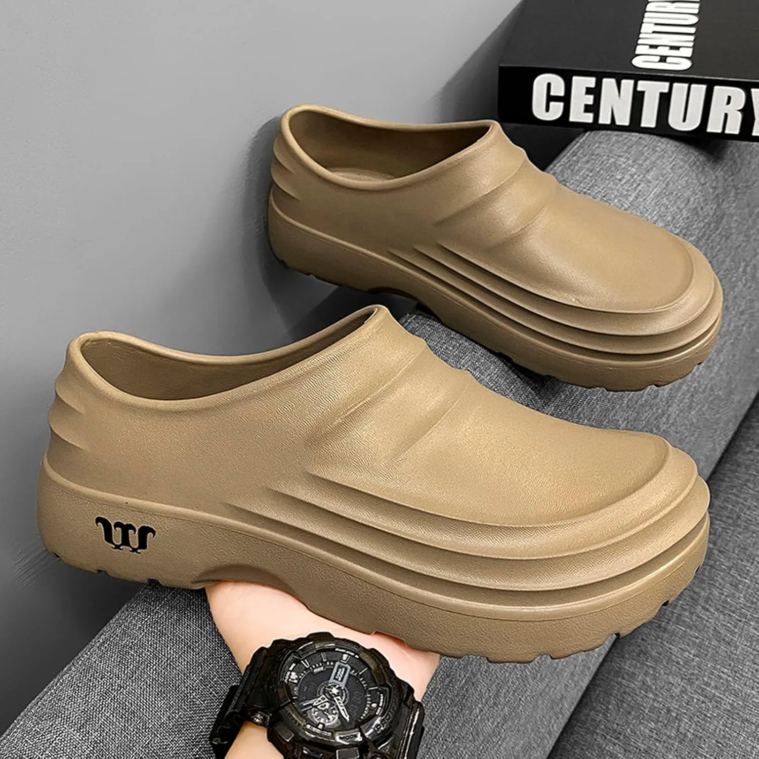 FLIOZY Chef Shoes Men's Professional Non Slip Waterproof Work Shoes Women's Nursing Shoes Garden Shoes for Hospital Garden Kitchen Unisex