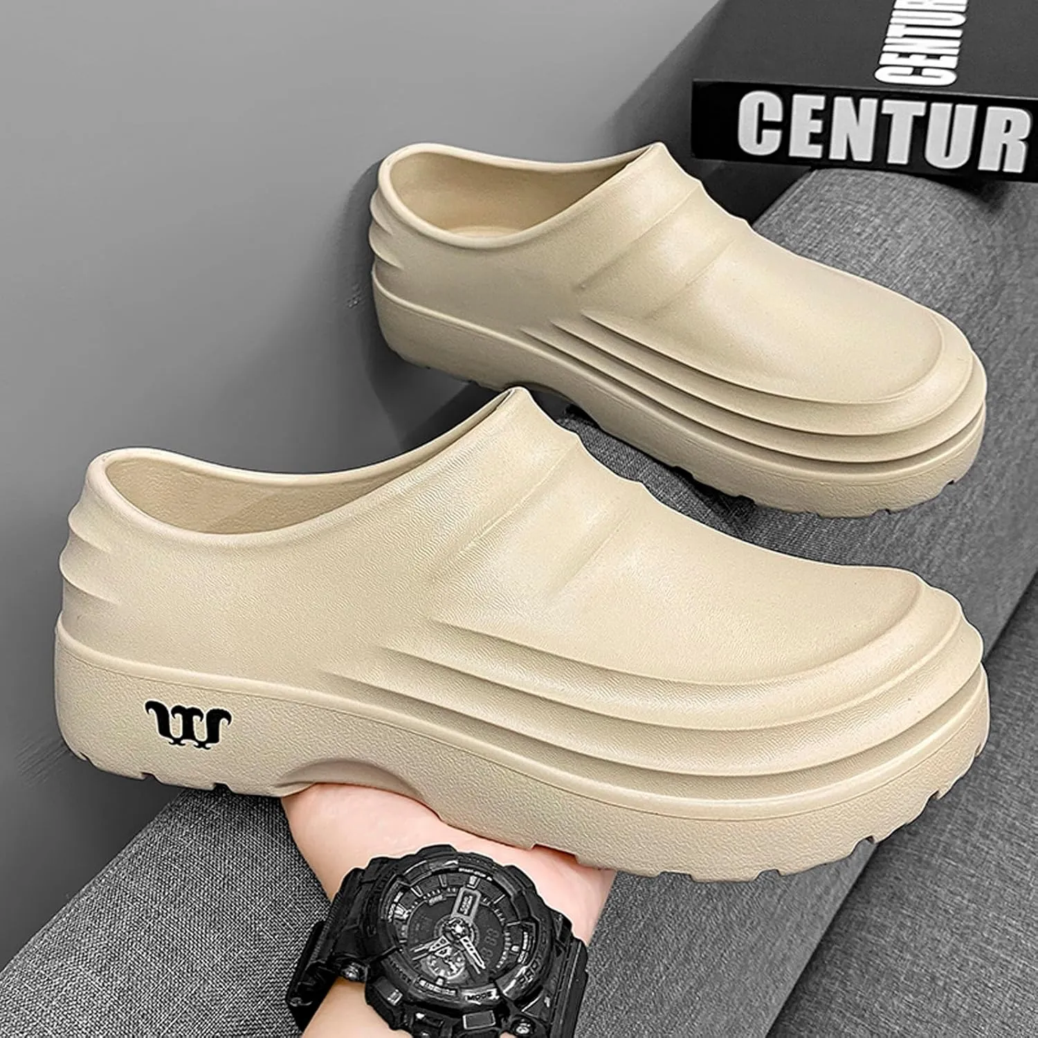 FLIOZY Chef Shoes Men's Professional Non Slip Waterproof Work Shoes Women's Nursing Shoes Garden Shoes for Hospital Garden Kitchen Unisex
