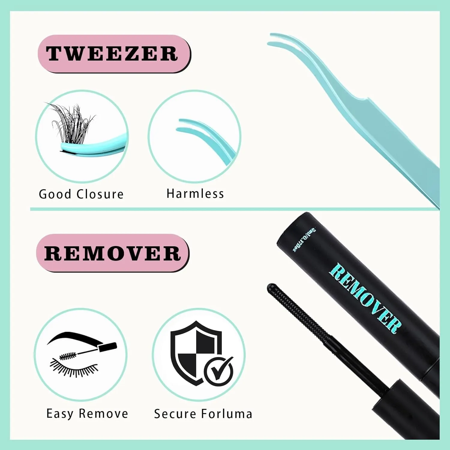 Fluffy Lash Clusters Kit 60D 80D DIY Lash Extension Kit with 10-18MM Thick Individual Lashes Cluster Lash Bond and Seal Remover Tweezers for Eyelash Extension at Home(Kit-60D 80D-280Pcs)