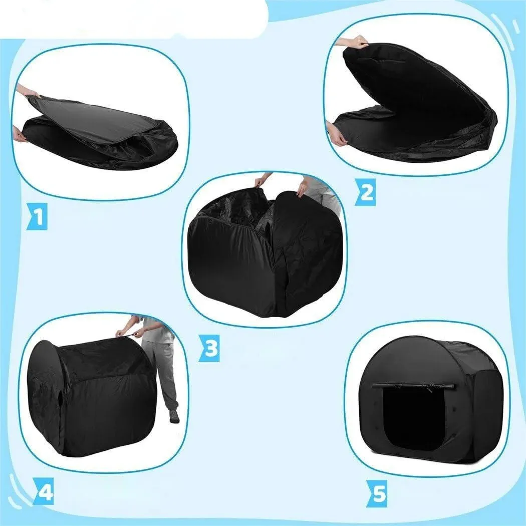 Foldable Children'S Tent 90 X 90 X 90Cm Blackout Vinyl Indoor / Outdoor