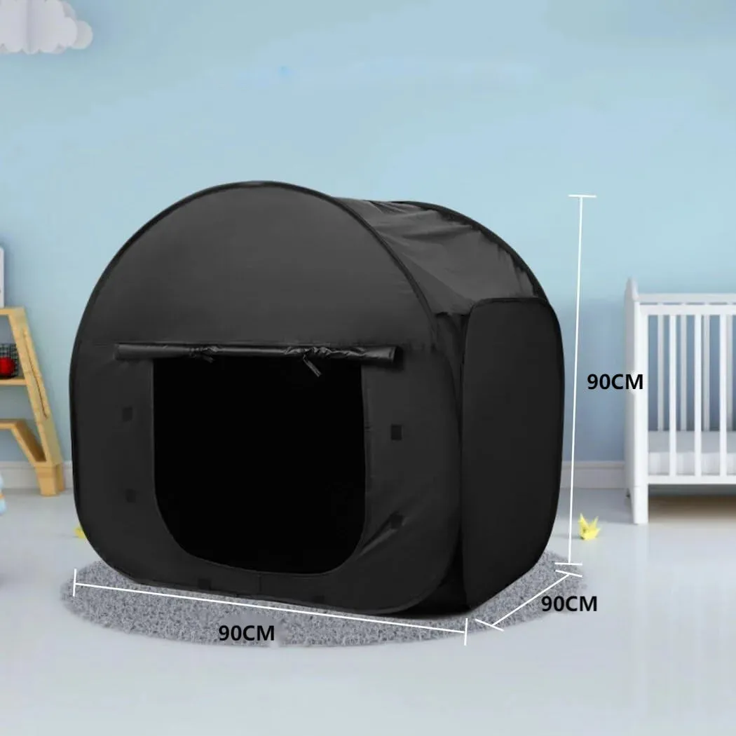 Foldable Children'S Tent 90 X 90 X 90Cm Blackout Vinyl Indoor / Outdoor