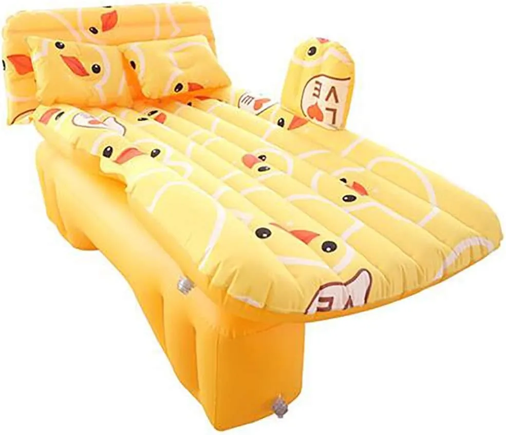 Foldable Portable Car Inflatable Bed Travel Bed Car Supplies Multi-Function Car Rear Seat Car Cushion Air Cushion Self-Driving Tour