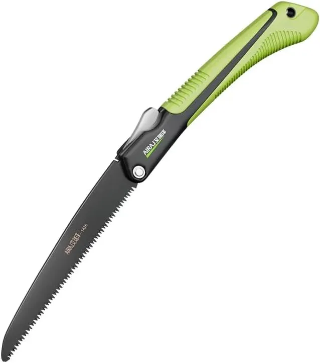 Folding Hand Saw with SK9 Steel Blade, Sharp and Wear-Resistant, Portable Woodworking Tool for Home and Outdoor Use, Ideal for Pruning, Carpentry, and DIY Projects (235mm)