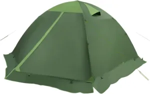 Four Seasons Double decker Tent,1/2/3/4 Person Weatherproof Tent,With foldable snow skirt hem,Suitable for outdoor camping, watching the starry sky, resting at night, and going on wild trips