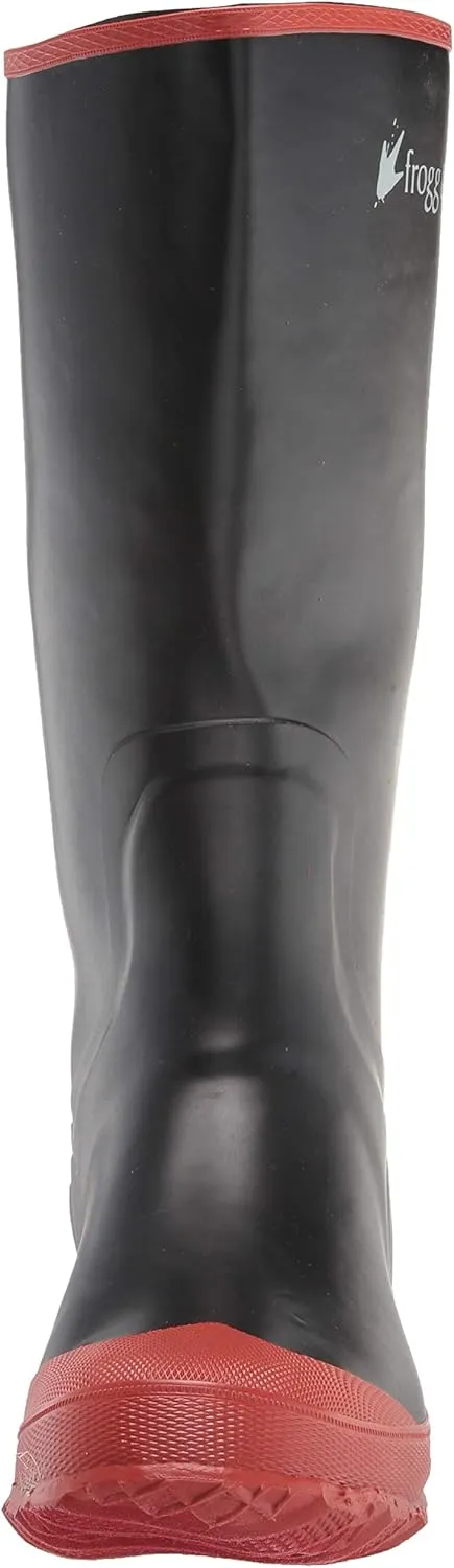 FROGG TOGGS Men's 16" Black Utility Rubber Boot Footwear