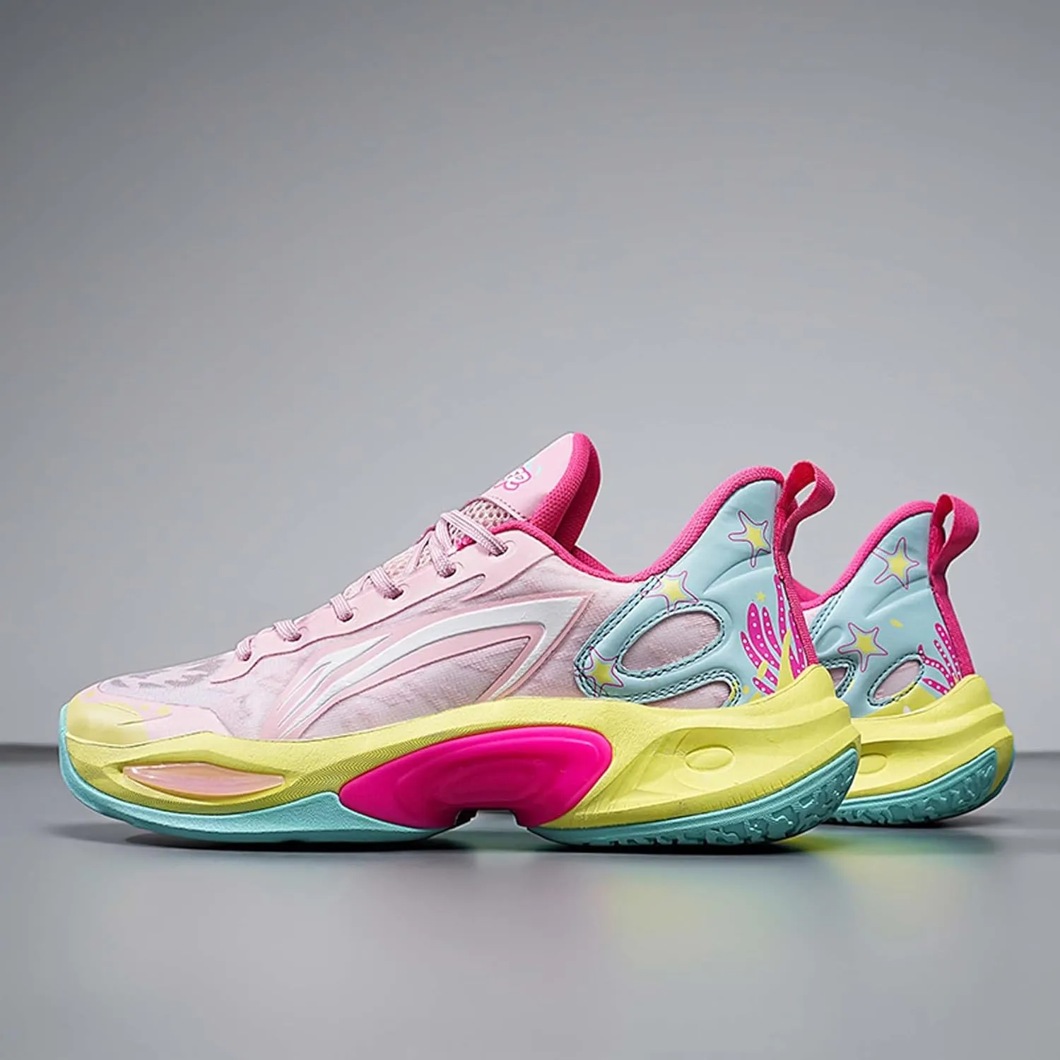 General Basketball Shoes, Summer Shoes, Anti Slip Running Shoes, Shock-Absorbing Walking Shoes, Breathable Tennis Shoes