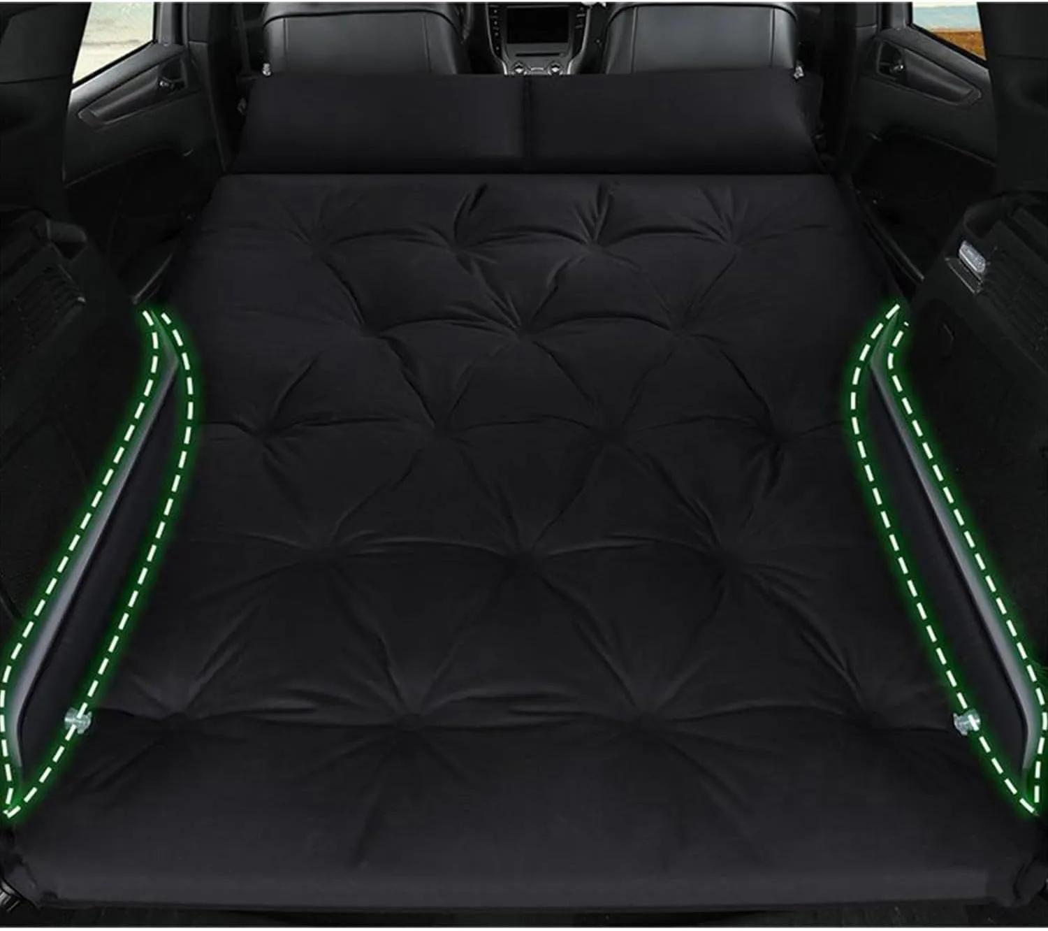 GHUNT Car Air Mattress for Audi Q5 8R 2008 2009 2010 2011 2012 2013 2014 2015 2016 2017, Inflatable Air Mattress Thick Air Bed Travel Camping Outdoor Activities,E, normal