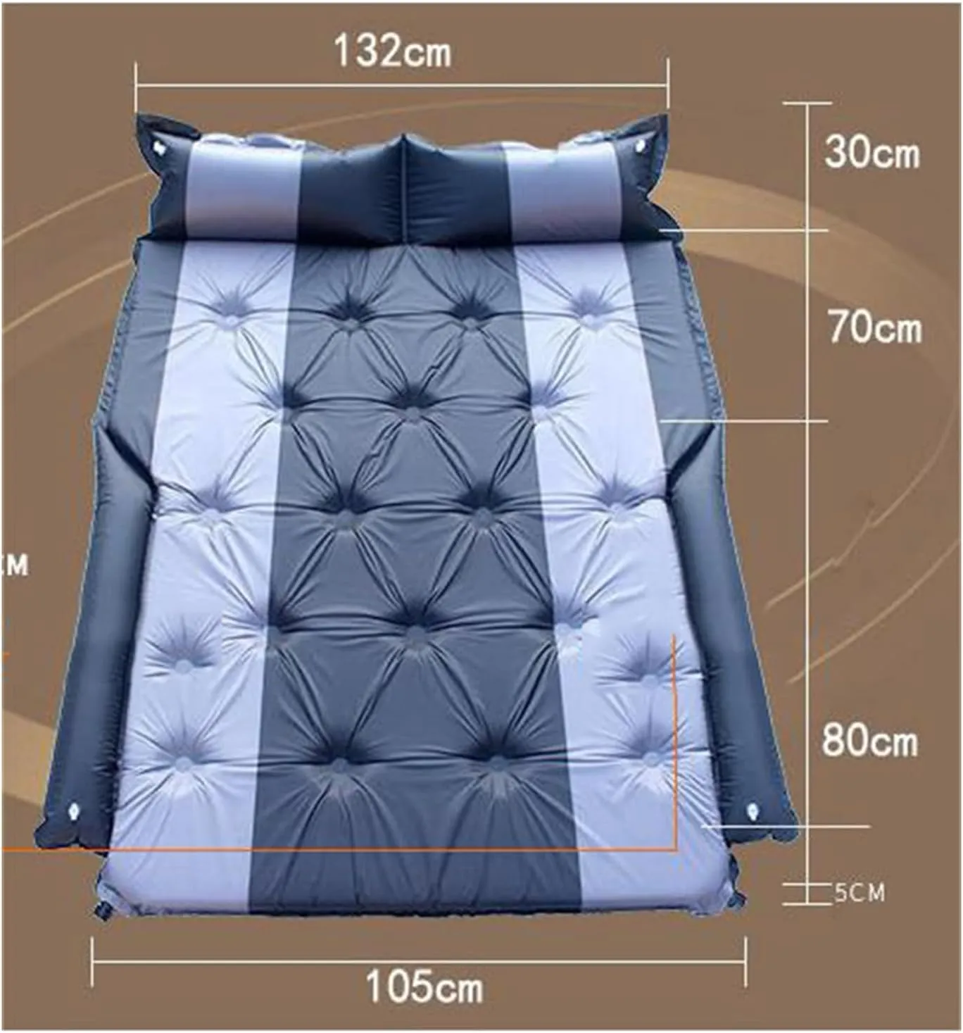 GHUNT Car Air Mattress for Subaru Outback BT BS BR BP BH 5/4/3/2.Gen 2004-2021 2022 2023 2024 2025, Inflatable Air Mattress Thick Air Bed Travel Camping Outdoor Activities,E, normal