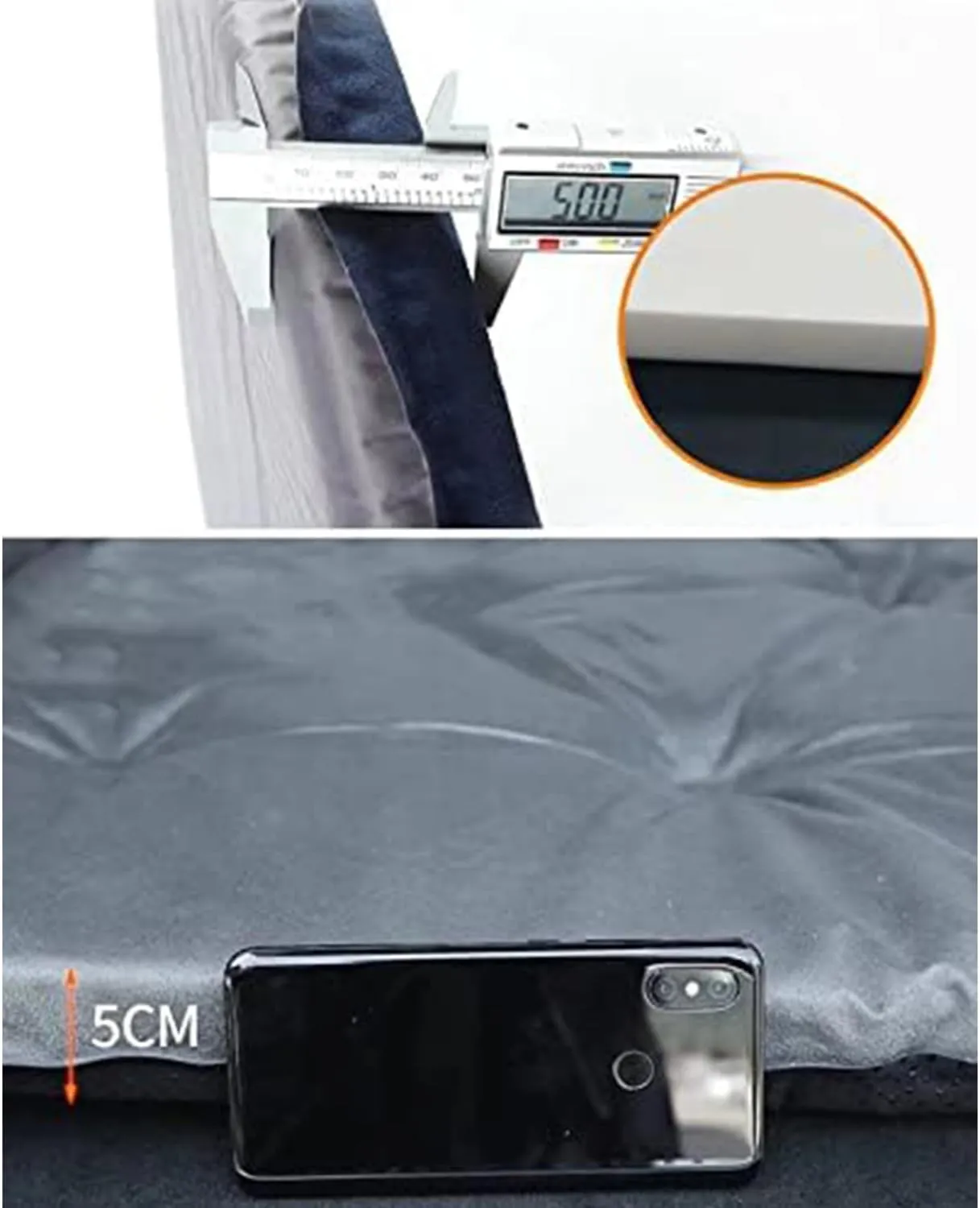 GHUNT Car Air Mattress for Subaru Outback BT BS BR BP BH 5/4/3/2.Gen 2004-2021 2022 2023 2024 2025, Inflatable Air Mattress Thick Air Bed Travel Camping Outdoor Activities,E, normal