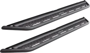 Go Rhino Dominator Xtreme D6 SideSteps Sidestep & Brackets | Mild Steel, Textured Black | D64436T | Fits 2022-2024 Toyota Tundra Crew Max Pickup