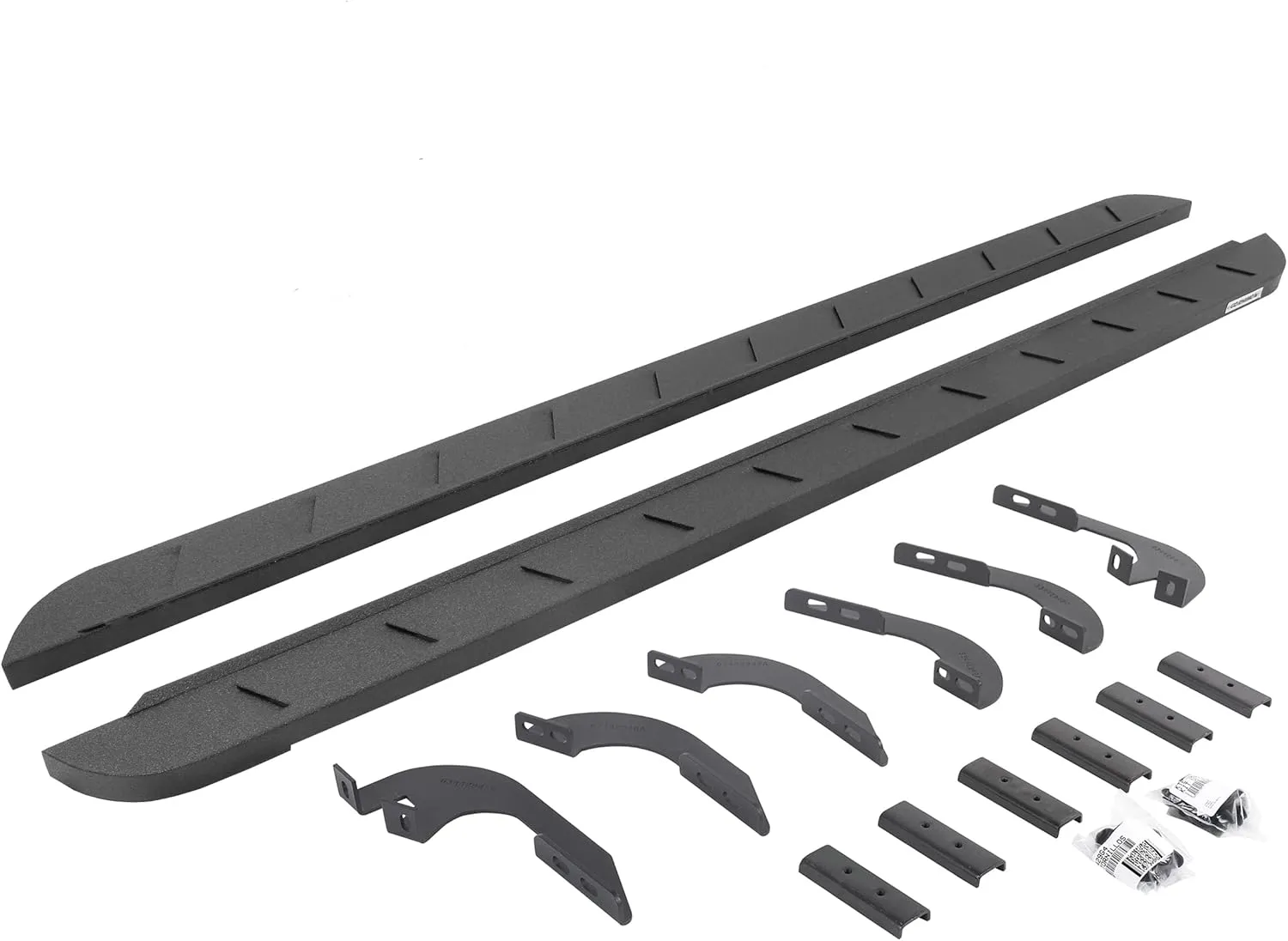 Go Rhino RB10 Slim Running Boards & Brackets | Cab Length, Galvanized Steel, Protective Bedliner Coating | 63443280ST | Fits 2024 Toyota Tacoma Double Cab