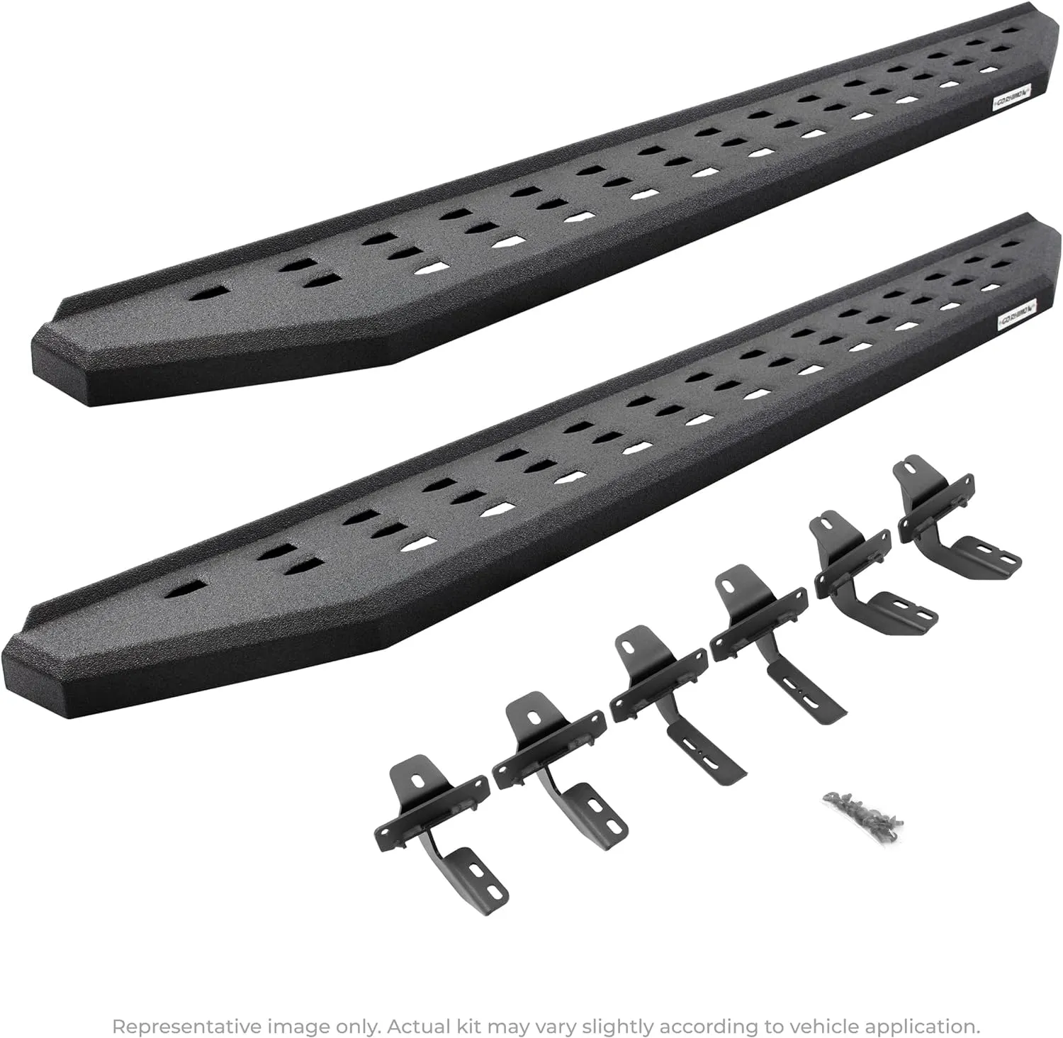 Go Rhino! RB20 Running Boards - Complete Kit: RB20 Running Board   Brackets