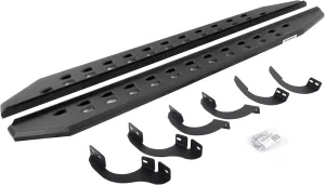 Go Rhino RB20 Slim Running Boards & Brackets | Galvanized Steel, Textured Black | 69442568SPC | Fits 2014-2023 Toyota 4Runner (Excludes Limited, Nightshade Edition & TRD Sport)