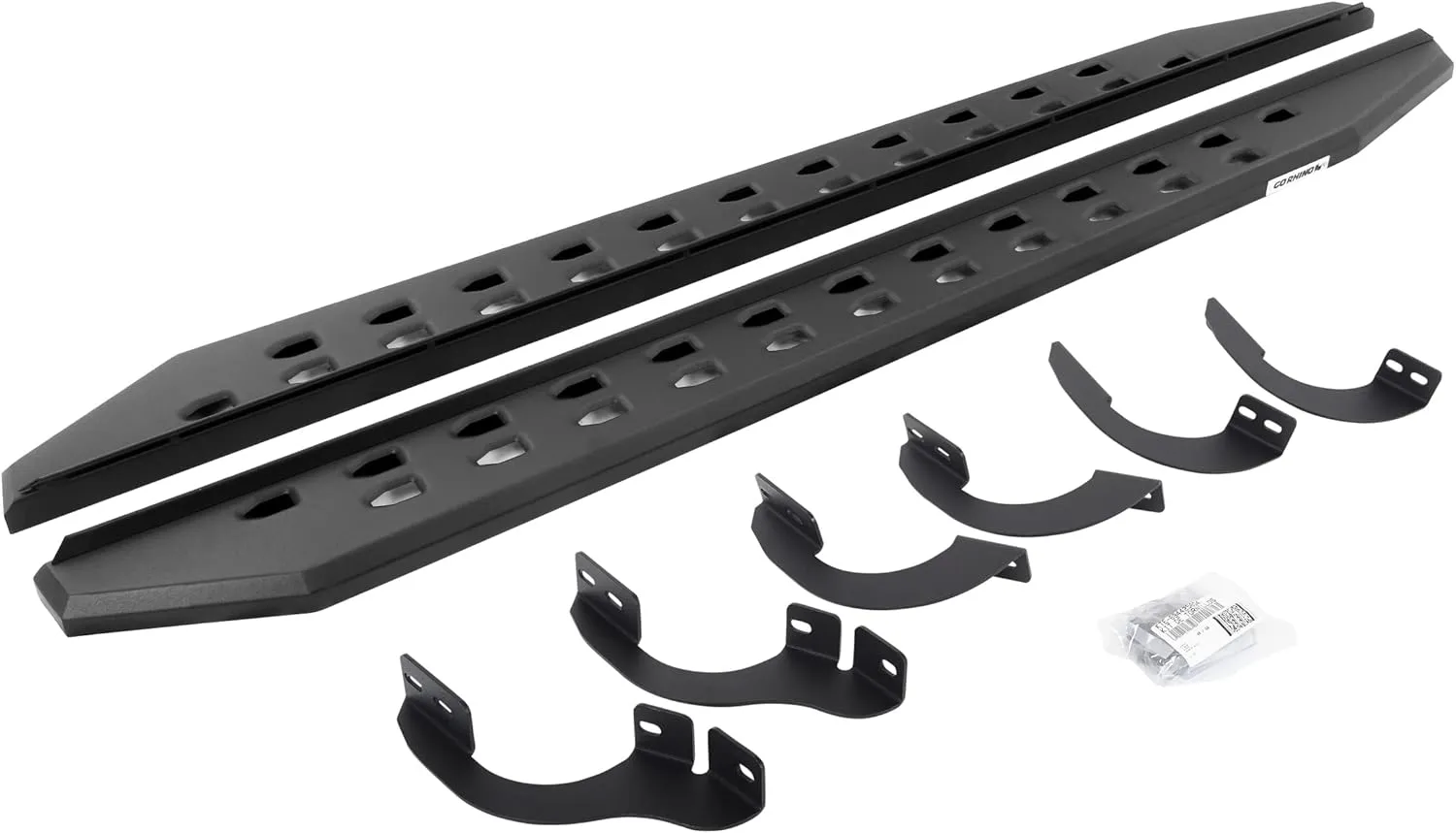 Go Rhino RB20 Slim Running Boards & Brackets | Galvanized Steel, Textured Black | 69442568SPC | Fits 2014-2023 Toyota 4Runner (Excludes Limited, Nightshade Edition & TRD Sport)