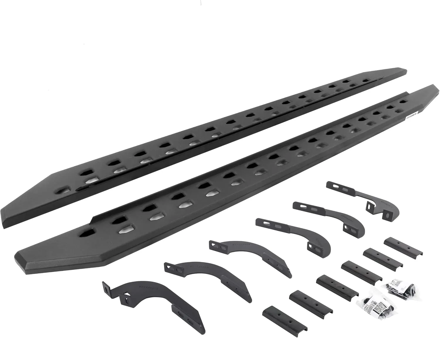 Go Rhino RB20 Slim Running Boards & Brackets | Galvanized Steel, Textured Black | 69442987SPC | Fits 2005-2023 Toyota Tacoma Double Cab Pickup