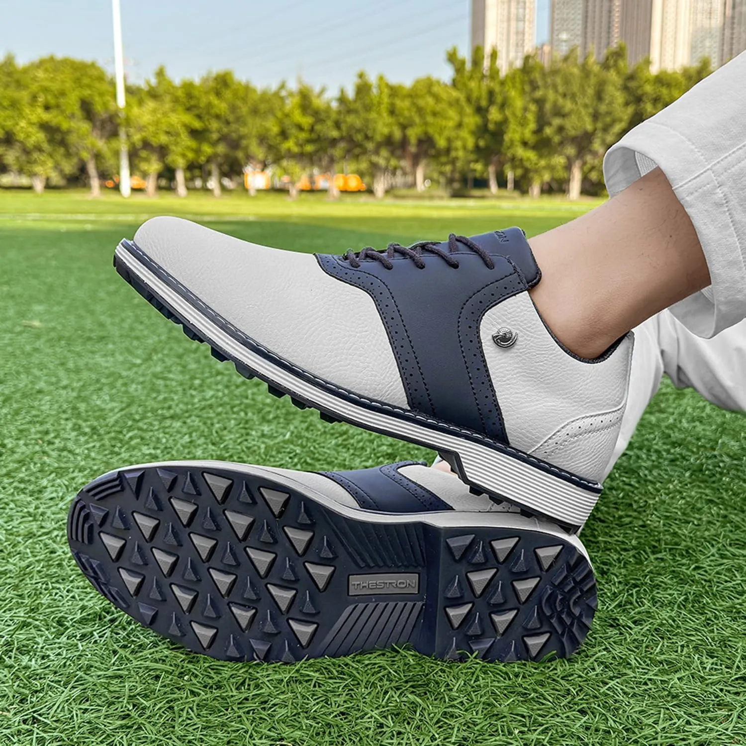 Golf Shoes Men Professional Spikeless Golf Shoes Comfortable Walking Footwears for Golfers