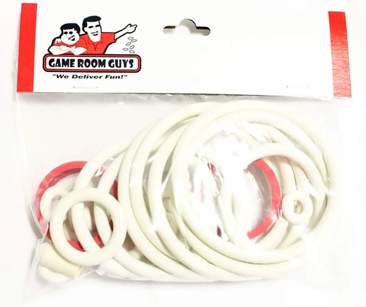 Gottlieb Buck Rogers Pinball White Rubber Ring Kit