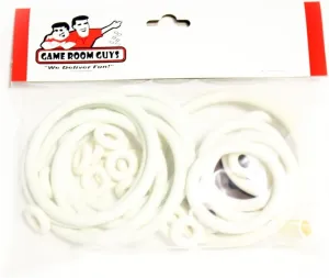 Gottlieb Flipper Clown Pinball White Rubber Ring Kit