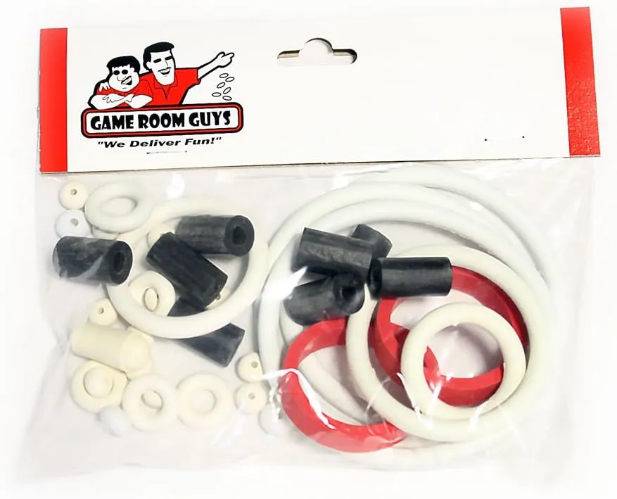 Gottlieb Wipe Out Pinball White Rubber Ring Kit