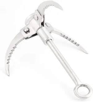 Grappling Hook Folding Survival Claw Multifunctional Stainless Steel Hook for Outdoor