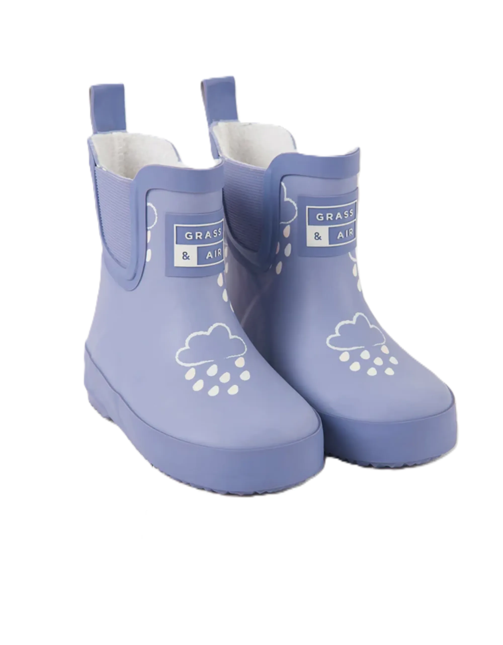 Grass & Air Kids Lavender Colour Changing Short Wellie