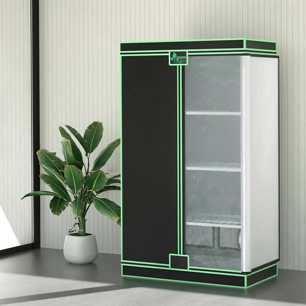 Green Fingers Grow Tent 100x60x180cm 4 Tiers Kits Hydroponics Indoor Grow System