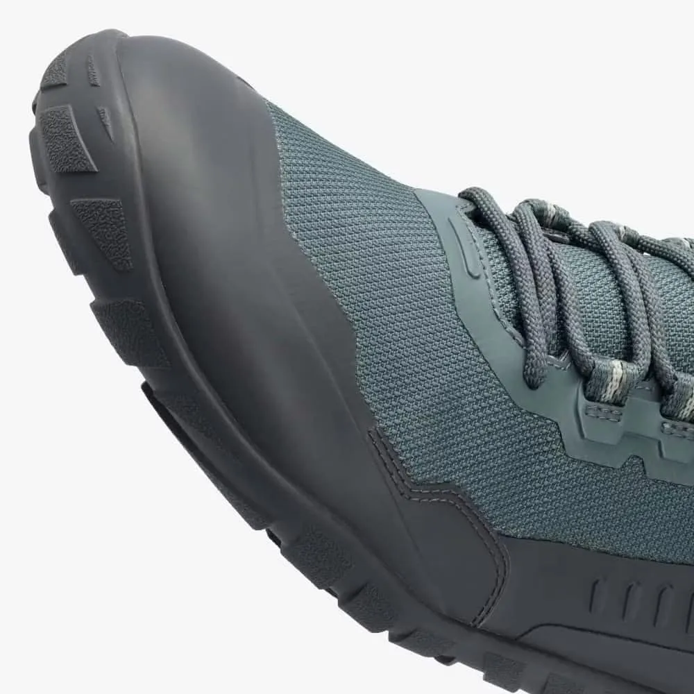GROUNDIES All Terrain Low 2.0 Waterproof Hiking Shoes for Men - Lightweight Barefoot Shoes with Comfort Insoles, Flexible TrueSense Traction Outsoles