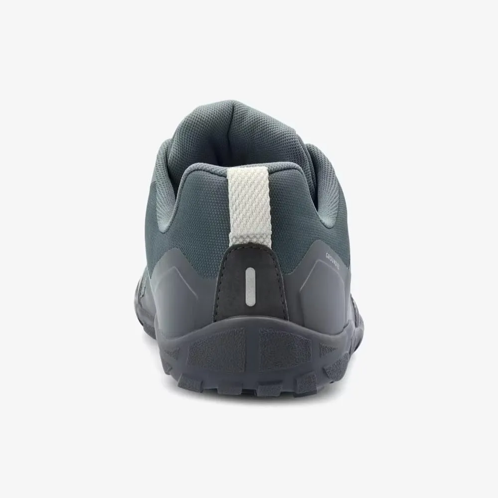 GROUNDIES All Terrain Low 2.0 Waterproof Hiking Shoes for Men - Lightweight Barefoot Shoes with Comfort Insoles, Flexible TrueSense Traction Outsoles