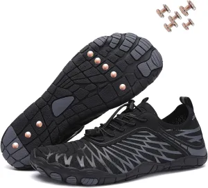 Grounding Shoes with Copper, New Waterproof Non-Slip Comfort Hike Shoe, Copper Grounded Barefoot Footwear Womens Mens