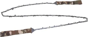 Hand Chain Saw, Camouflage Cloth Handle Comfortable To Grip Survival Chain Saw with Storage Bag for Camping