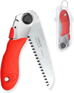 Hand Folding Pruning Saw Tree Wood Camping Saw 5 Inch Razor Teeth Saws Pocketboy For Wood Branches Camping With Carrying Case