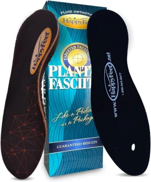 Happy Feet Arch Support Insoles - Plantar Fasciitis Feet Insoles - Shock Absorbing, Anti-Fatigue, Foot Pain, High Arch Support Insoles