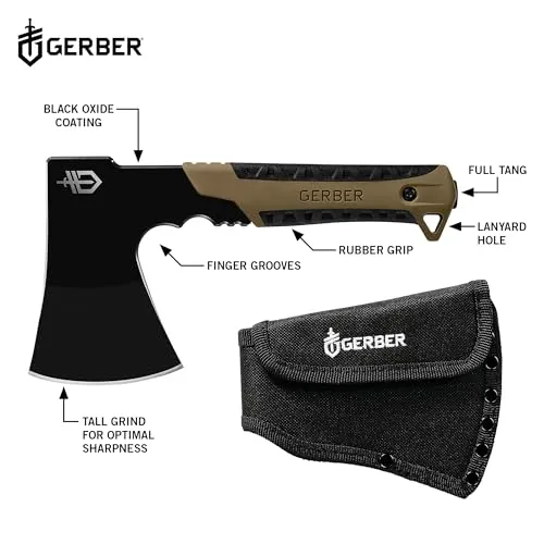 Hatchet - 3.5" Steel Blade Axe with Full Tang - Survival,Camping Gear