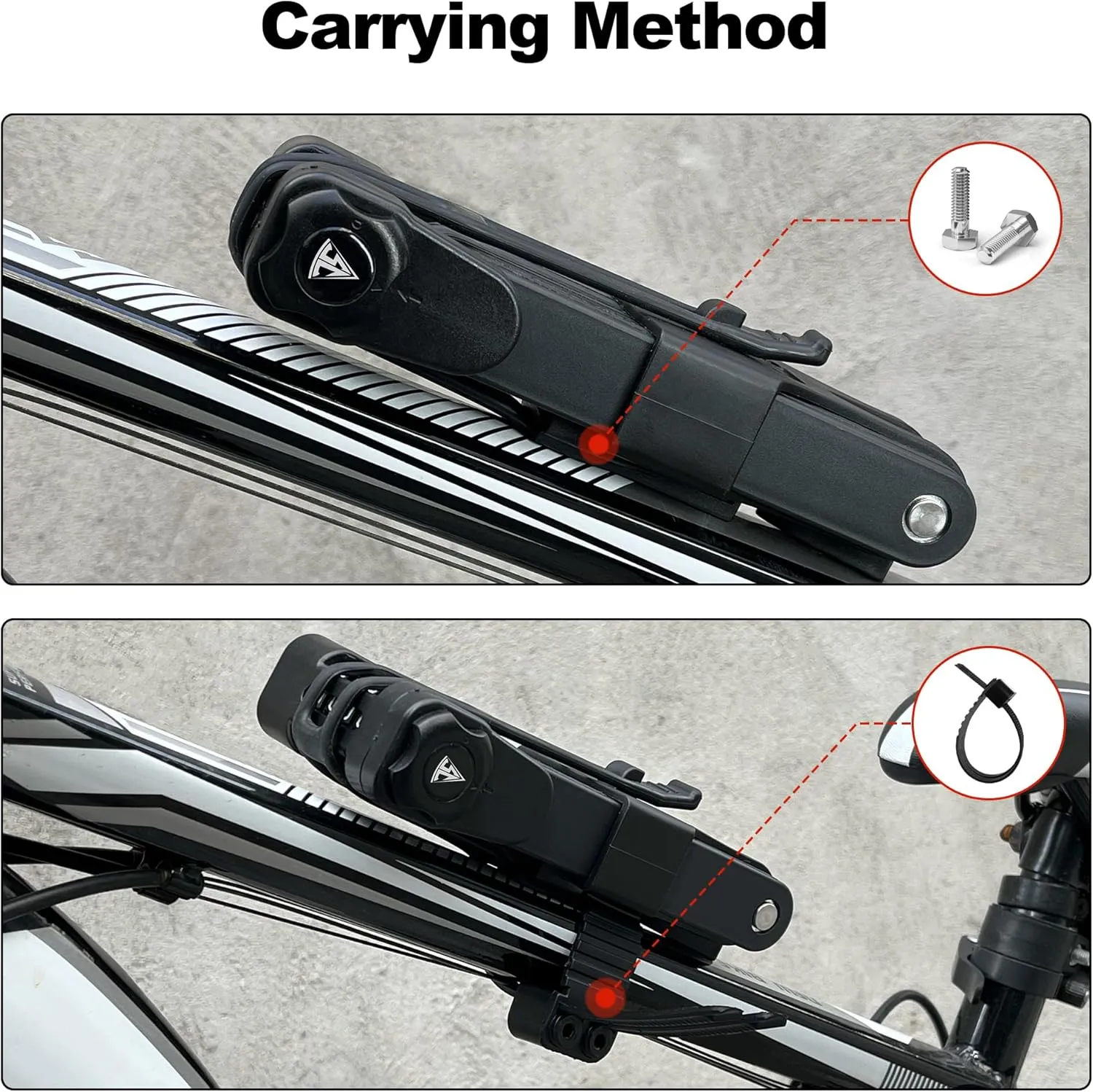 Heavy Duty Anti-Theft Folding Bike Lock, Combination Fold Chain Lock for Bicycle Scooter Motorcycle, 0.8 Inches Wide 0.3 Inches Thick Alloy Steel, Anti-Pinch, Anti-Crush, Anti-Saw, 110 cm
