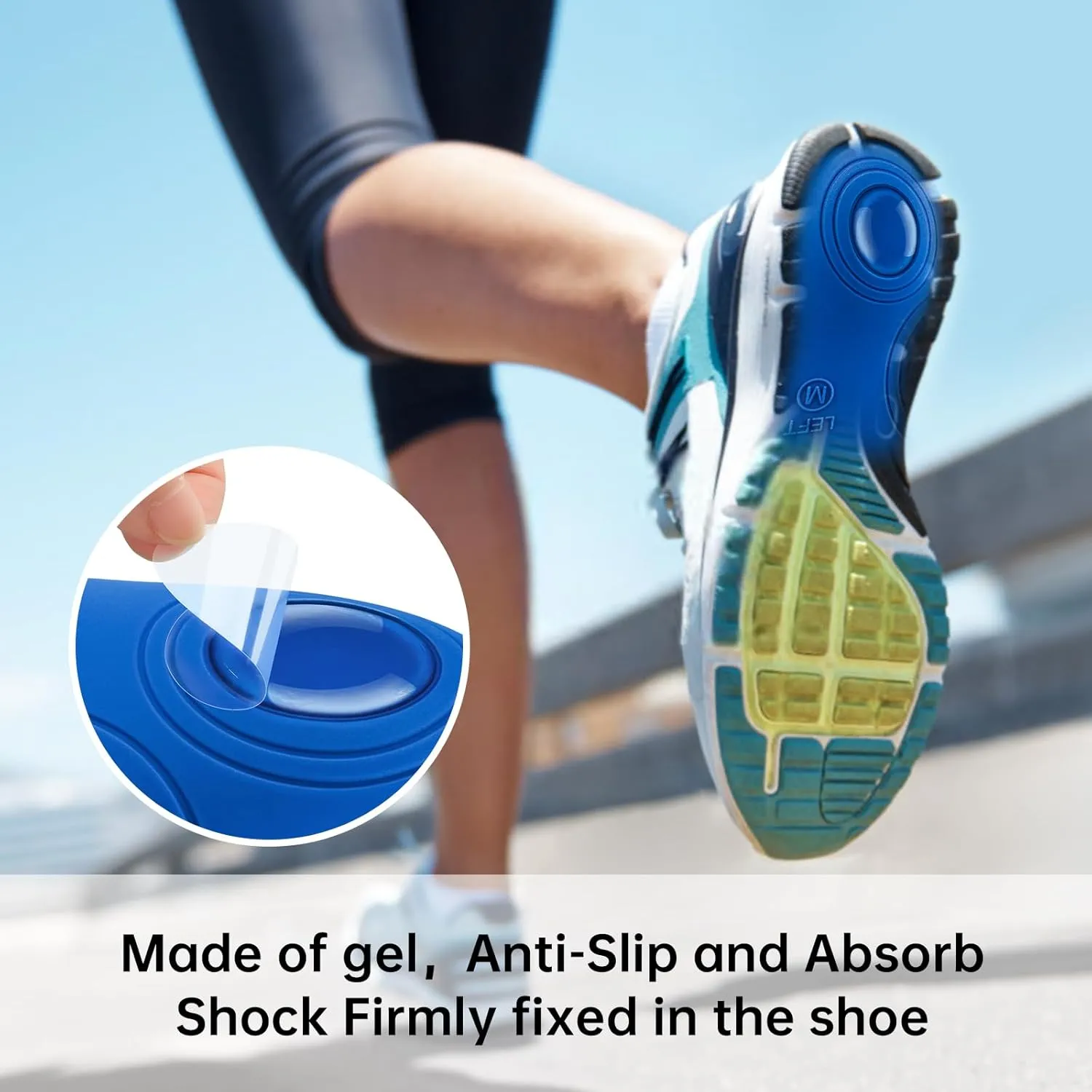 Heel Cups for Heel Pain Relief, Foot Orthotic Inserts for Foot Pressure Relief, Plantar Fasciitis Relief and Heel Spur Relief