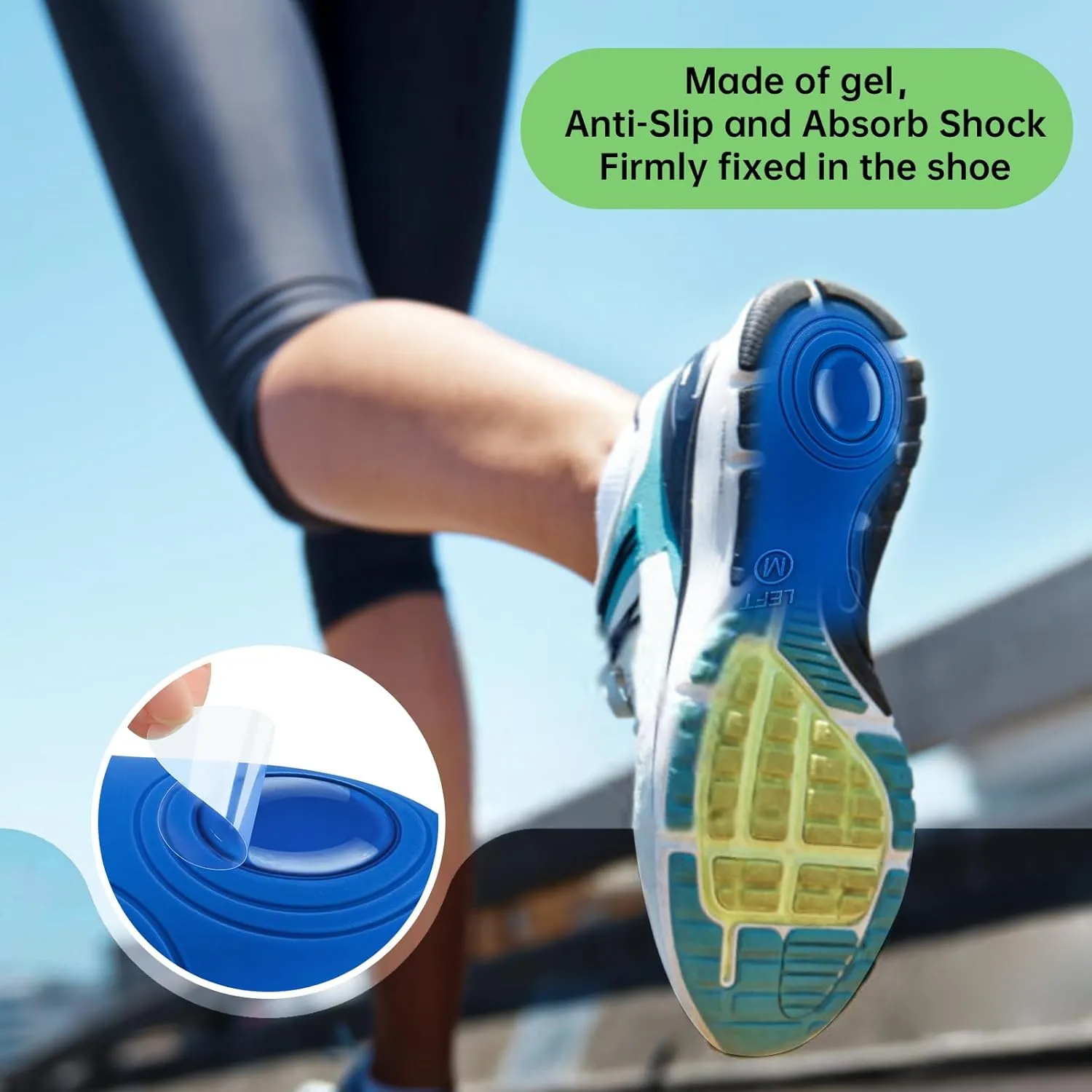 Heel Cups for Heel Pain Relief | Heel Cushion for Standing All Day | Heel Pads for Foot Pressure Relief, Plantar Fasciitis Relief and Heel Spur Relief