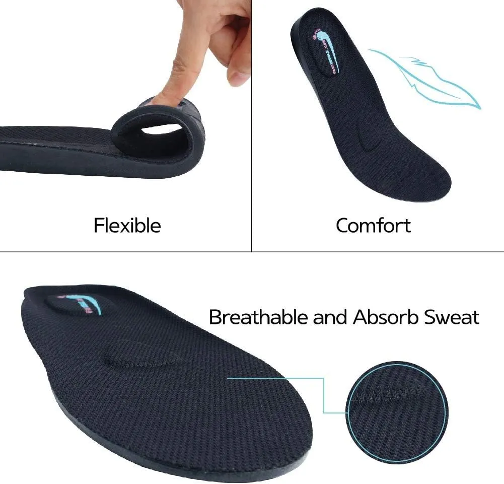 Height Increase Insole, Shoe Lift for Men Elevated Cushioned Inserts and Arch Support Comfort Insoles to Make You Taller (0.6" UP (US Men's 7-11))