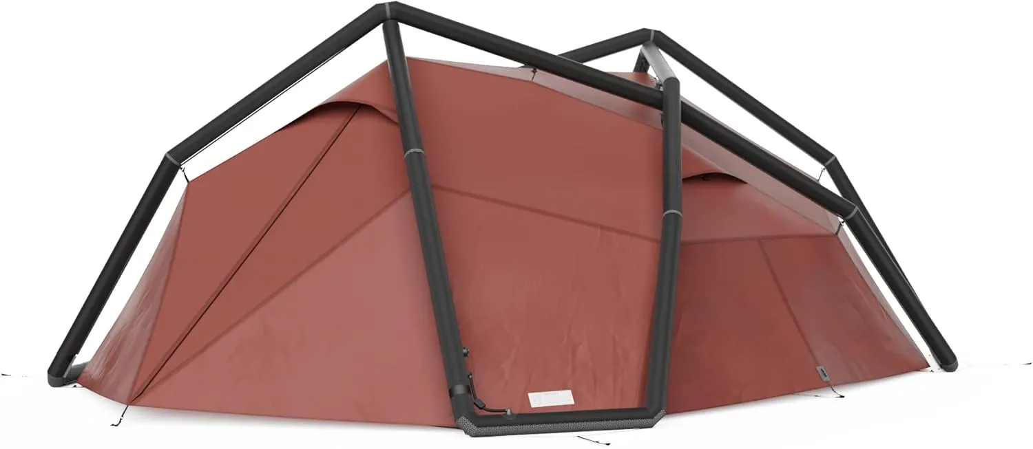 HEIMPLANET Original | Backdoor V2, 4 Person Inflatable Camping Tent | No Poles Required | Outer Tent and Floor - 5000mm | Supports 1% for The Planet