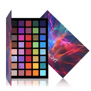Highly Pigmented Eye Makeup Palette , 40 Colors Matte Shimmer Metallic Eyeshadow Pallet Long Lasting Blendable Natural Colors Waterproof Make Up Eye Shadows Cosmetics Gift Kit-Great for Travel