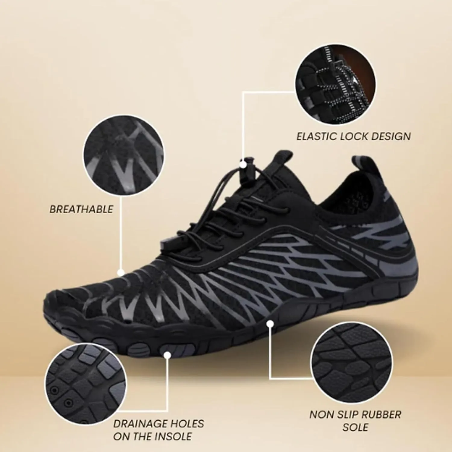 Hike Footwear Barefoot Womens,Lorax Pro Barefoot Shoes Women,Wide Toe Box Healthy & Non-Slip Barefoot Shoes Unisex, Outdoor Hiking Shoes Women