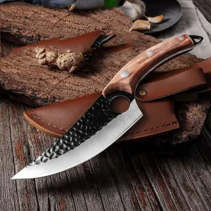 Huusk Jараnеѕе Handmade Kitchen Knife with Leather Case
